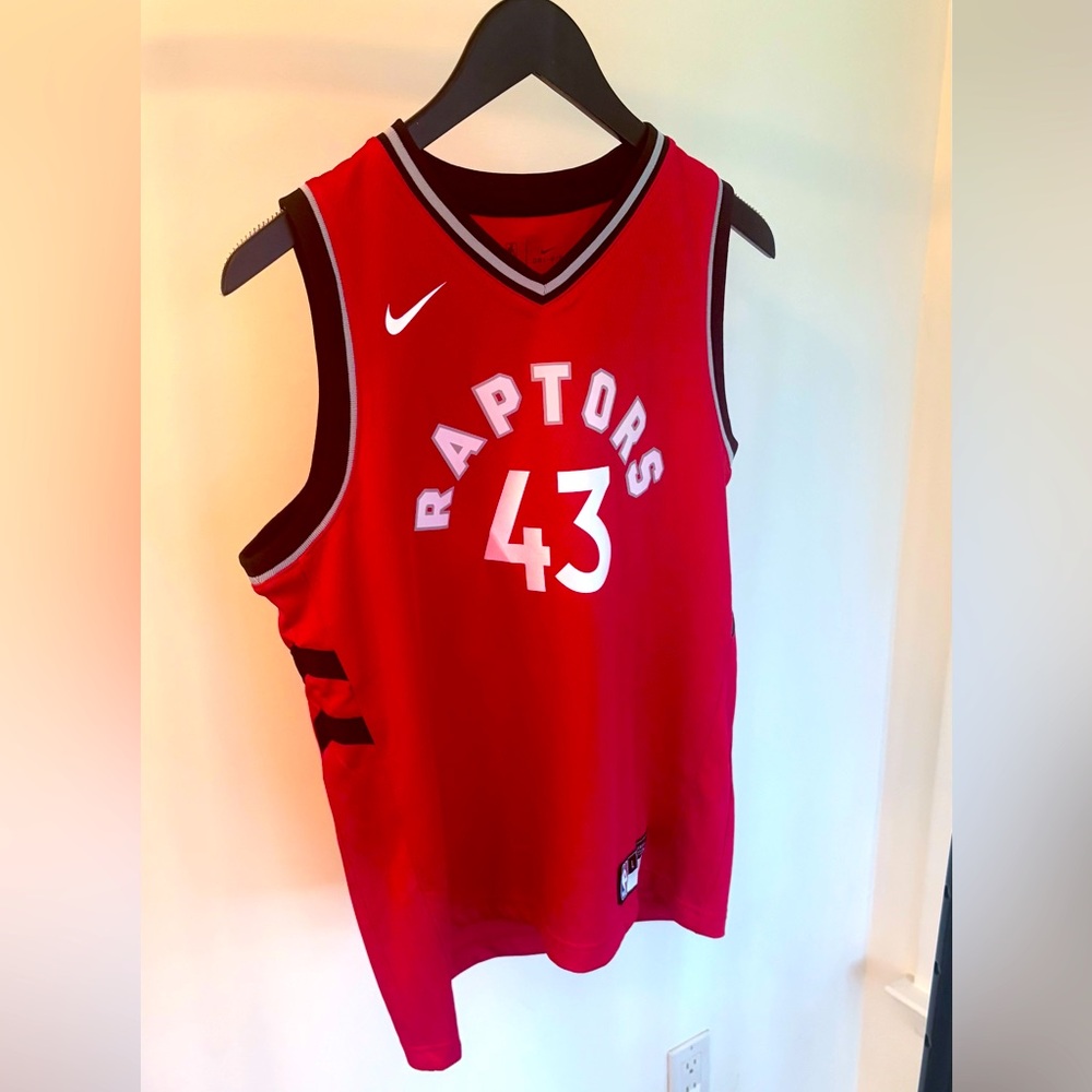 Nike Raptors Red Basketball Jersey